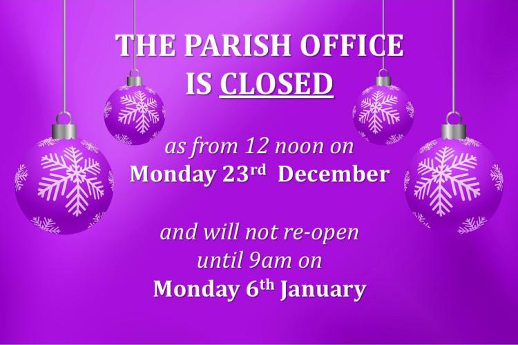 Christmas Office Closure