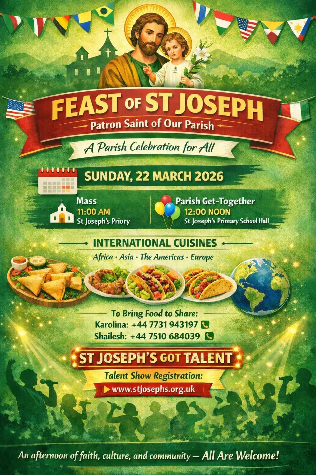 Feast of St Joseph full poster