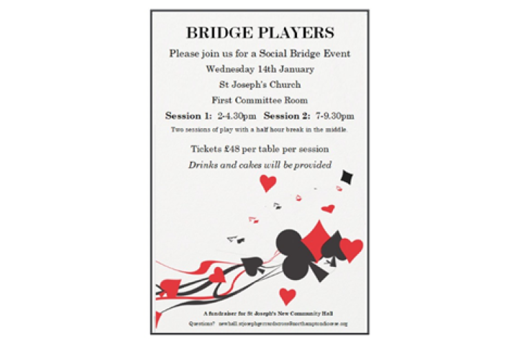 Bridge Event Wednesday 14 January 2026